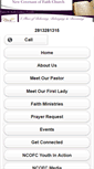 Mobile Screenshot of newcovenantoffaithchurch.com